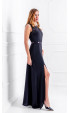 черни дълги Официални рокли ⭐ Официална дълга жоржетена рокля с