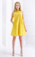 yellow midi Summer dresses ⭐ Yellow wide cut dress