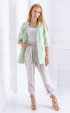 green  Suits ⭐ Linen jacket in mint color