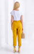 mustard, orange long Long pants ⭐ Long linen pants in mustard