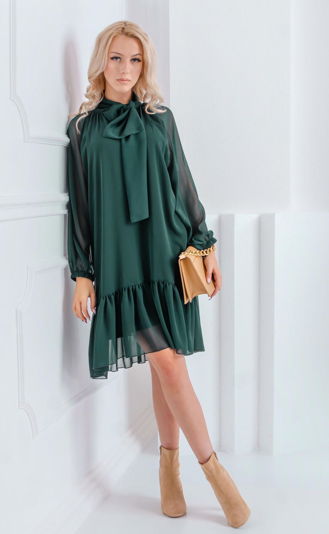 Formal dark green dress ᑕ ᑐ AROGANS