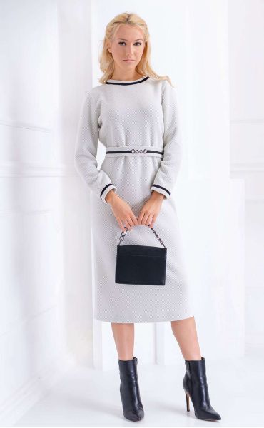   Winter dresses ⭐ Winter white longsleeve dress Meghan