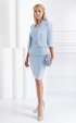 blue midi Formal Dresses ⭐ Elegant light blue midi dress Paola