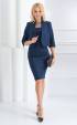 blue midi Formal Dresses ⭐ Dark blue formal midi sleeveless