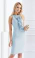 Sky blue midi summer sleeveless dress Caroline