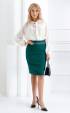 green midi Skirts ⭐ High waisted dark green skirt