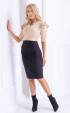 black midi Skirts ⭐ Black elegant high waist slim fit midi skirt