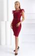 burgundy midi Formal Dresses ⭐ black sako