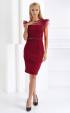 burgundy midi Formal Dresses ⭐ black sako