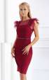 burgundy midi Formal Dresses ⭐ black sako