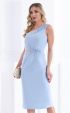 blue midi Formal Dresses ⭐ Elegant flared dress with an